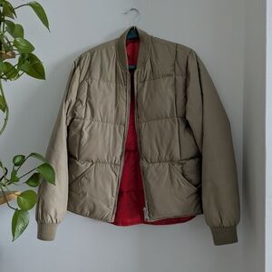 Vintage Reversible Down Puffer Jacket